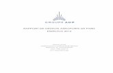 RAPPORT DE GESTION AEROPORTS DE PARIS EXERCICE 2016