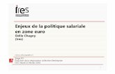 Enjeux de la politique salariale en zone euro - IRES