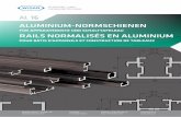 ALUMINIUM-NORMSCHIENEN RAILS NORMALISS EN ALUMINIUM