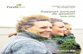 Rapport annuel de gestion 2018-2019 - Quebec