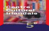 septembre – 2017 Centre Culturel Irlandais