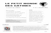 LE PETIT MONDE DES GÂTINES