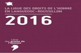 La Ligue Des droits de l’homme en languedoc-roussillon 2016