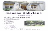 Espace Babylone Tarifs 2013 - Créer un blog gratuitement ...