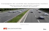 Campagne de contrôle des équipements routiers