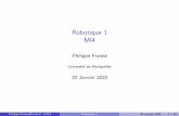 Robotique 1 MI4 - Université de Montpellier