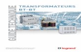 TRANSFORMATEURS BT-BT GUIDE TECHNIQUE - Legrand