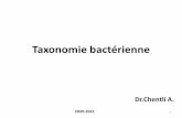 Taxonomie bactérienne