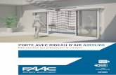 PORTE AVEC RIDEAU D’AIR AIRSLIDE - FAAC France