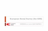 European Social Survey (the ESS) - uliege.be