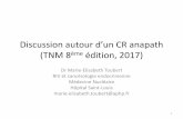 Discussion autour d’un CR anapath (TNM 8ème édition, 2017)