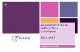 La plasticité de la salle d’Arts plastiques 2017-2018