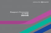 Rapport financier et RSE 2016 - RATP