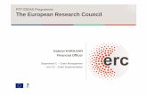 FP7 IDEAS Programme The European Research Council