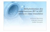 Réhabilitation des canalisations EU et EP, travaux sans ...
