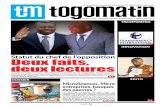 Made in Togo Deux faits, deux lectures