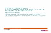 NOTE STRATÉGIQUE ENVIRONNEMENT - SNCF RÉSEAU