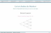 Loi et chaˆıne de Markov - cermics.enpc.fr