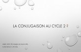 La conjugaison au cycle 2 - ac-lille.fr