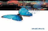 Rapport annuel 2003 - INERIS