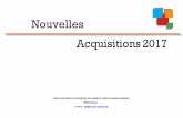 Nouvelles Acquisitions 2017 - ENSMM Annaba