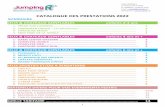 CATALOGUE DES PRESTATIONS 2022 - Jumping R