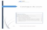 Catalogue de cours - Institut de Formation des ...
