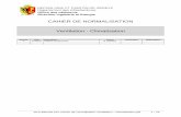 CAHIER DE NORMALISATION Ventilation - Climatisation