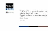 CSC4102 : Introduction au génie logiciel pour applications ...