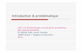 HSE 114 Épidémiologie et évaluation quantitative des ...