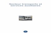 Secteur transports et services auxiliaires