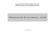 Manuel de Procédures AGR - AL BACHARIA