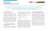 SCIENCES DE LA VIE - univ-lorraine.fr
