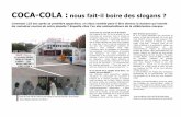 COCA-COLA : nous fait-il boire des slogans