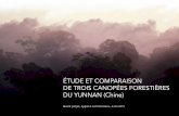 ÉTUDE ET COMPARAISON DE TROIS CANOPÉES FORESTIÈRES …