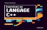 Programmer en langage C++ Exercices en LANGAGE