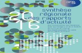synthèse 20des rapports régionale 16d'activité - Santé.fr