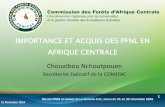 IMPORTANCE ET ACQUIS DES PFNL EN AFRIQUE CENTRALE