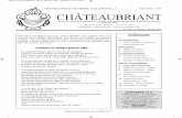 ISSN 0995 - 8584 CHÂTEAUBRIANT