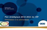 Plan stratégique 2016-2021 du CÉF - Conseil des écoles ...