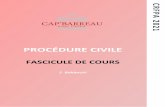 PROCÉDURE CIVILE - capbarreau.com