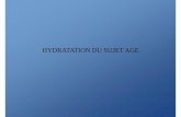 HYDRATATION DU SUJET AGE - Ehpad Casteran