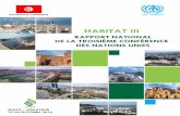 HABITAT III RAPPORT NATIONAL DES NATIONS UNIES
