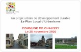 Un projet urbain de développement durable Le Plan Local d ...