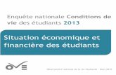Enquête nationale Conditions de vie des étudiants 2013