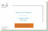 Atelier UO Pharma 9 juillet 2021 10h-12h
