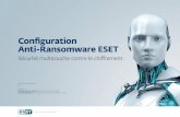 Configuration Anti-Ransomware ESET