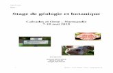 Stage de géologie et botanique - Joseph Nicolas – SVT
