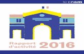 d'activité Rapport 2016