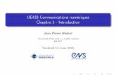 UE433 Communications numériques Chapitre 1 - Introduction